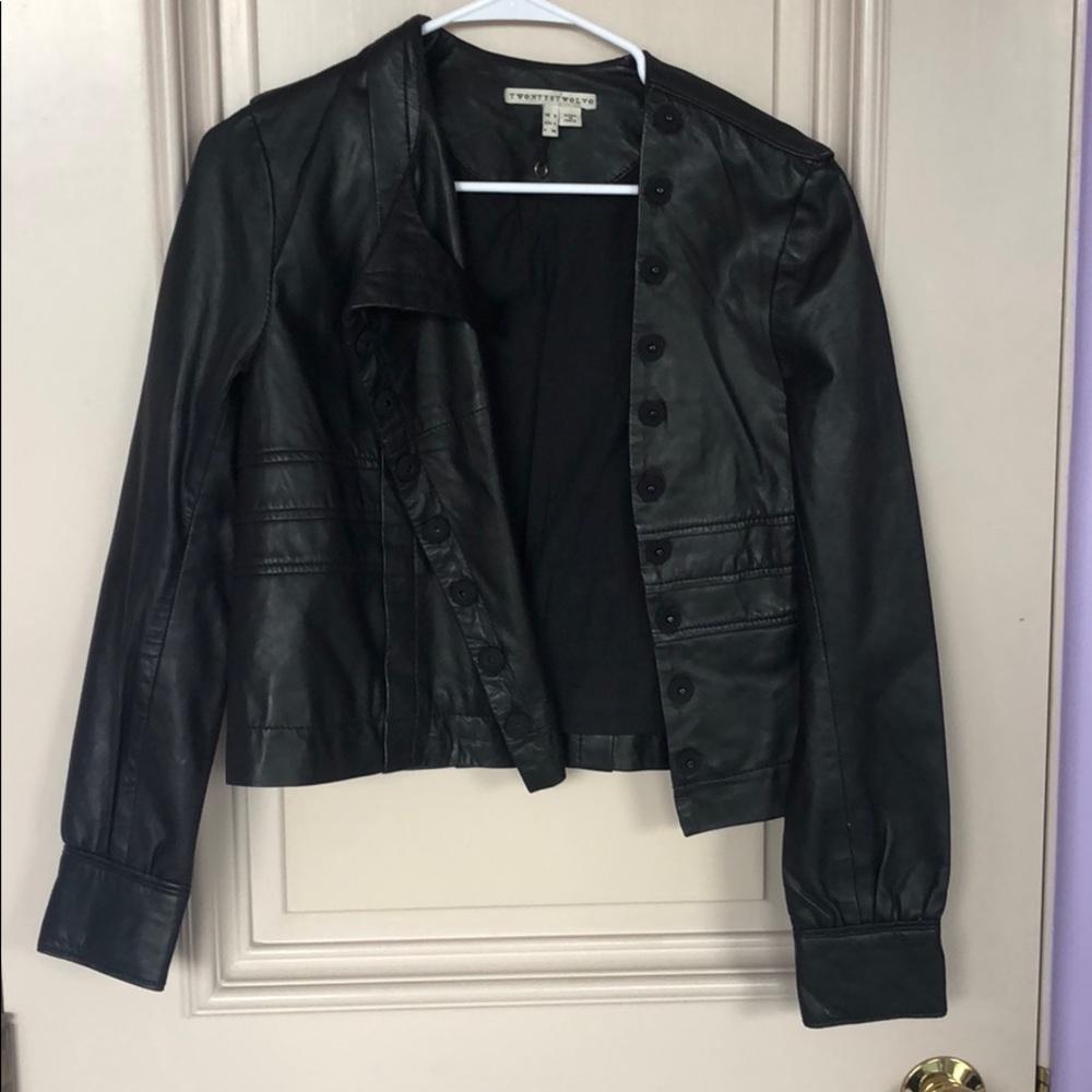 Sienna miller leather jacket